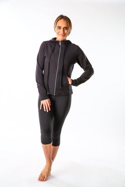 Green Apple Active New Kat Jacket - Jet Black New Kat Jacket - Jet Black